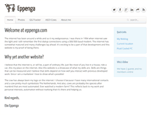 Tablet Screenshot of eppenga.com